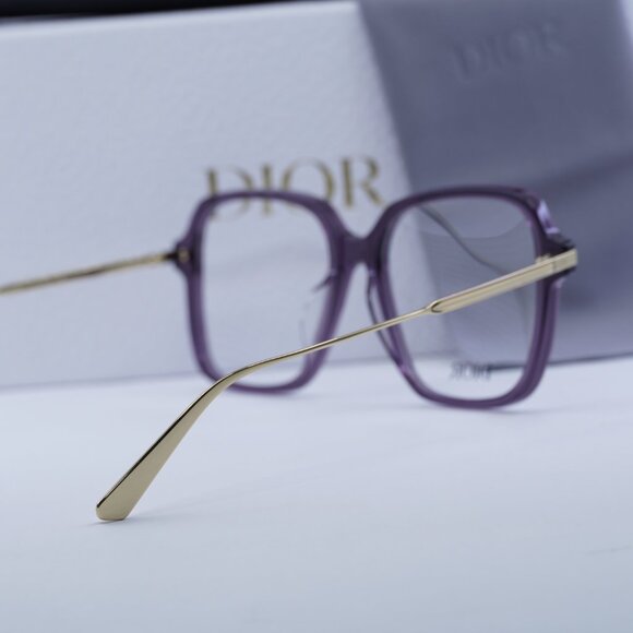 Final Price! Dior GEMDIORO S5I 6000 Shiny Violet Eyeglasses 54mm main image 7